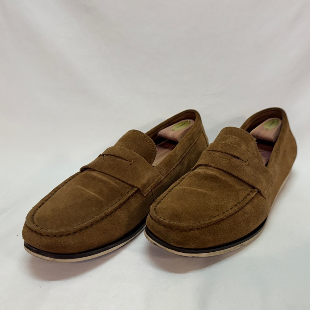 Alfani Tan Suede Loafers